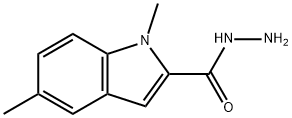 1,5-dimethyl-1H-indole-2-carbohydrazide Structure