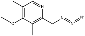 2-(azidomethyl)-4-methoxy-3,5-dimethylpyridine 구조식 이미지