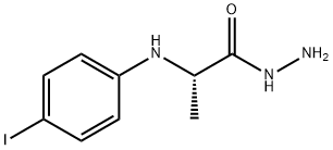 2-[(4-iodophenyl)amino]propanohydrazide 구조식 이미지