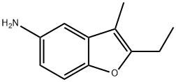 2-에틸-3-메틸-1-벤조푸란-5-아민 구조식 이미지