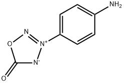 3-(4-aminophenyl)-1,2,3,4-oxatriazol-3-ium-5-olate Structure