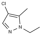 4-chloro-1-ethyl-5-methyl-1H-pyrazole Structure