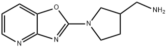 (1-[1,3]oxazolo[4,5-b]pyridin-2-ylpyrrolidin-3-yl)methylamine dihydrochloride 구조식 이미지