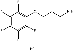 [3-(pentafluorophenoxy)propyl]amine hydrochloride Structure