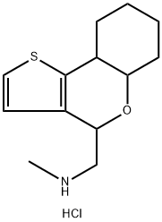 (5a,6,7,8,9,9a-hexahydro-4H-thieno[3,2-c]chromen-4-ylmethyl)methylamine hydrochloride 구조식 이미지