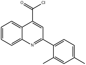 2-(2,4-dimethylphenyl)quinoline-4-carbonyl chloride Structure