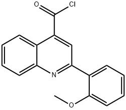 2-(2-methoxyphenyl)quinoline-4-carbonyl chloride Structure