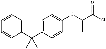 2-[4-(1-methyl-1-phenylethyl)phenoxy]propanoyl chloride 구조식 이미지