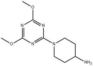 1-(4,6-dimethoxy-1,3,5-triazin-2-yl)piperidin-4-amine Structure