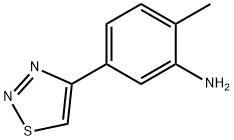 2-Methyl-5-[1,2,3]thiadiazol-4-yl-phenylamine 구조식 이미지