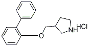 3-[([1,1'-Biphenyl]-2-yloxy)methyl]pyrrolidinehydrochloride Structure