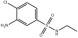 3-Amino-4-chloro-N-ethylbenzenesulfonamide Structure