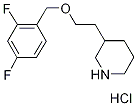 3-{2-[(2,4-Difluorobenzyl)oxy]ethyl}piperidinehydrochloride 구조식 이미지