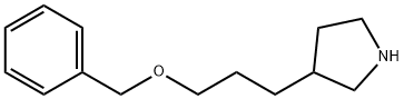 3-[3-(Benzyloxy)propyl]pyrrolidine Structure