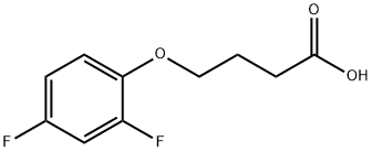 4-(2,4-Difluoro-phenoxy)-butyric acid Structure