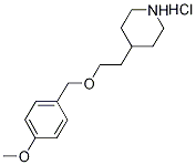 4-{2-[(4-Methoxybenzyl)oxy]ethyl}piperidinehydrochloride 구조식 이미지