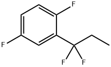 2-(1,1-Difluoropropyl)-1,4-difluorobenzene 구조식 이미지