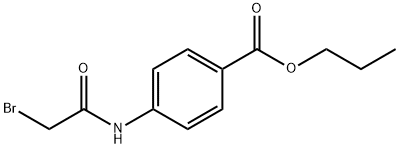 Propyl 4-[(2-bromoacetyl)amino]benzoate Structure