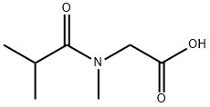 2-[Isobutyryl(methyl)amino]acetic acid Structure