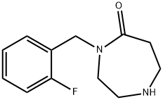 4-(2-Fluorobenzyl)-1,4-diazepan-5-one 구조식 이미지