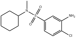 3-Amino-4-chloro-N-cyclohexyl-N-methylbenzenesulfonamide Structure