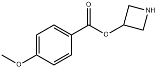 3-Azetidinyl 4-methoxybenzoate Structure