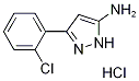 5-(2-Chloro-phenyl)-2H-pyrazol-3-ylaminehydrochloride 구조식 이미지