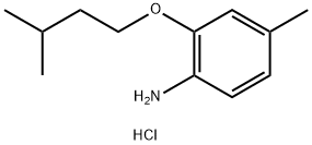 2-(Isopentyloxy)-4-methylaniline hydrochloride 구조식 이미지