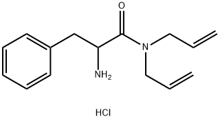 N,N-Diallyl-2-amino-3-phenylpropanamidehydrochloride Structure