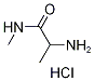 2-Amino-N-methylpropanamide hydrochloride 구조식 이미지