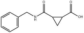 2-[(Benzylamino)carbonyl]-cyclopropanecarboxylicacid Structure