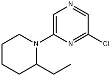 2-Chloro-6-(2-ethyl-1-piperidinyl)pyrazine 구조식 이미지