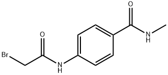4-[(2-Bromoacetyl)amino]-N-methylbenzamide 구조식 이미지