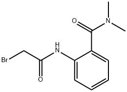 2-[(2-Bromoacetyl)amino]-N,N-dimethylbenzamide 구조식 이미지