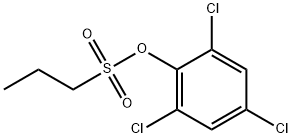 2,4,6-Trichlorophenyl 1-propanesulfonate Structure