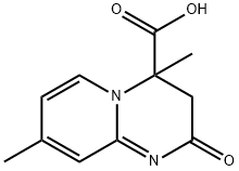 4,8-Dimethyl-2-oxo-3,4-dihydro-2H-pyrido[1,2-a]-pyrimidine-4-carboxylic acid 구조식 이미지