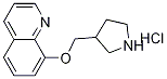 8-(3-Pyrrolidinylmethoxy)quinoline hydrochloride Structure