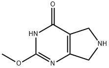 2-Methoxy-6,7-dihydro-5H-pyrrolo-[3,4-d]pyrimidin-4-ol Structure