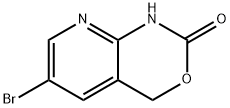 6-Bromo-1,4-dihydro-2H-pyrido-[2,3-d][1,3]oxazin-2-one Structure