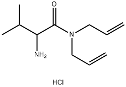 N,N-Diallyl-2-amino-3-methylbutanamidehydrochloride Structure