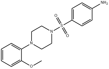 4-{[4-(2-methoxyphenyl)piperazin-1-yl]sulfonyl}aniline 구조식 이미지