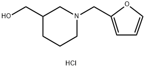 3-piperidinemethanol, 1-(2-furanylmethyl)- 구조식 이미지