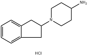 4-piperidinamine, 1-(2,3-dihydro-1H-inden-2-yl)- Structure