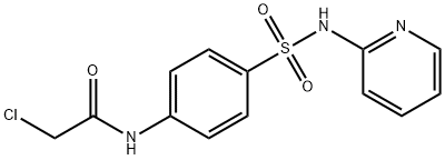 acetamide, 2-chloro-N-[4-[(2-pyridinylamino)sulfonyl]pheny 구조식 이미지