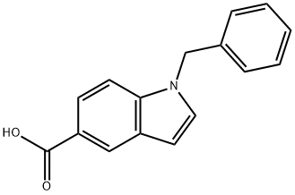 1-Benzyl-1H-indole-5-carboxylic acid 구조식 이미지