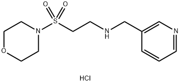 [2-(Morpholin-4-ylsulfonyl)ethyl](pyridin-3-ylmethyl)amine dihydrochloride Structure