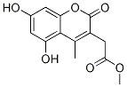 Methyl (5,7-dihydroxy-4-methyl-2-oxo-2H-chromen-3-yl)acetate Structure