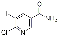 6-Chloro-5-iodopyridine-3-carboxamide 구조식 이미지