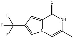3-Methyl-7-(trifluoromethyl)pyrrolo-[1,2,a]pyrazin-1-one Structure