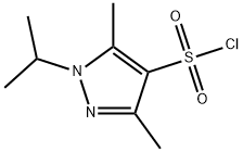 1-Isopropyl-3,5-dimethyl-1H-pyrazole-4-sulfonyl chloride 구조식 이미지